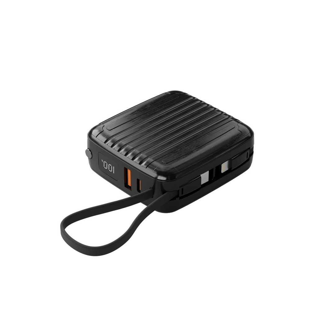 Porodo 15W MagSafe Wireless Charger 10000mAh Power Bank 20W PD Fast Charging with b {PD-PBFCH065-BK}